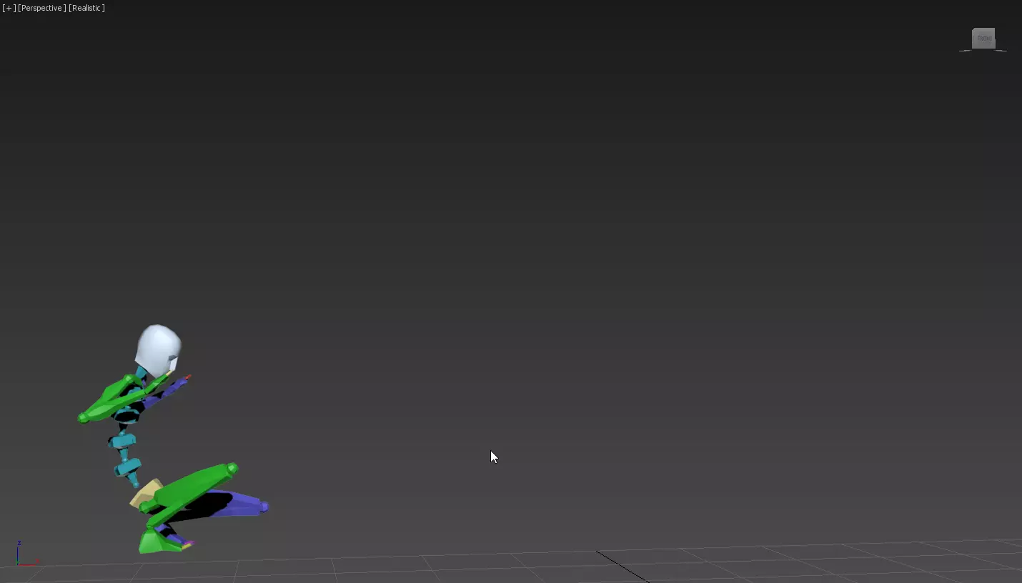 Climbing wall parkour 3 3D model_0