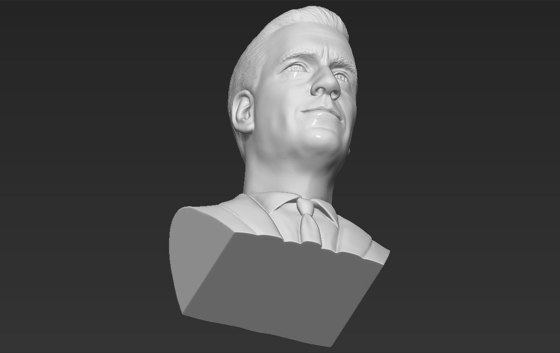 Don Draper Mad Men bust 3D printing ready stl obj 3D print model_23