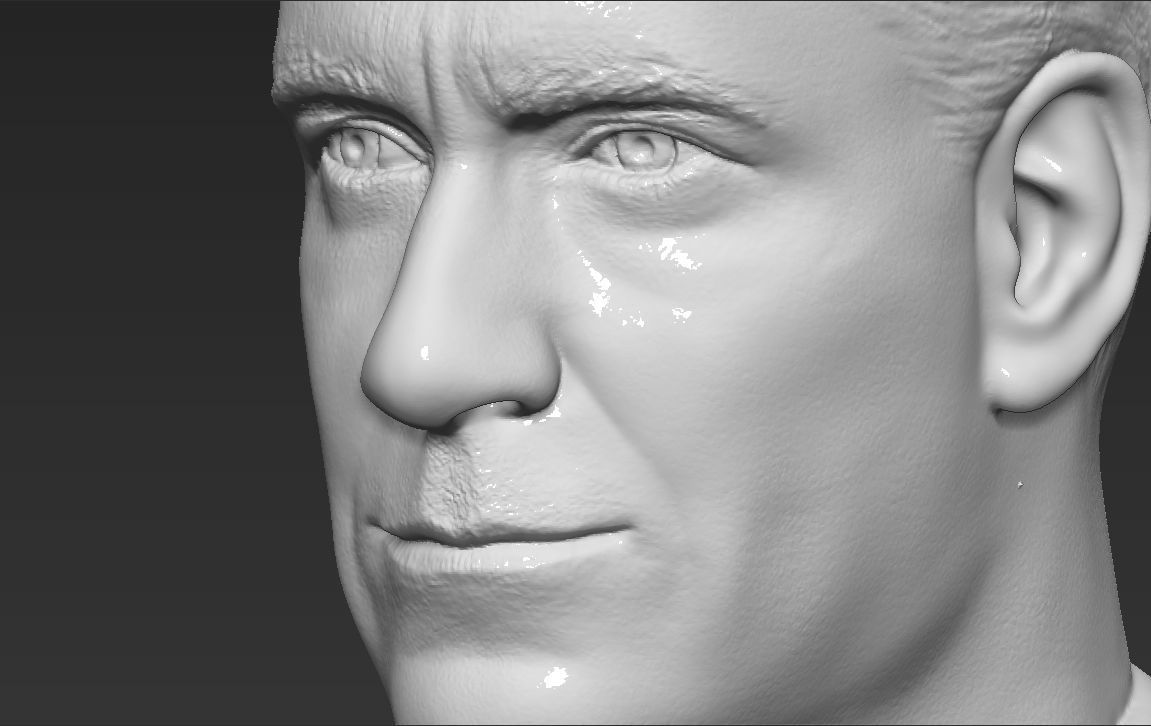 Don Draper Mad Men bust 3D printing ready stl obj 3D print model_17