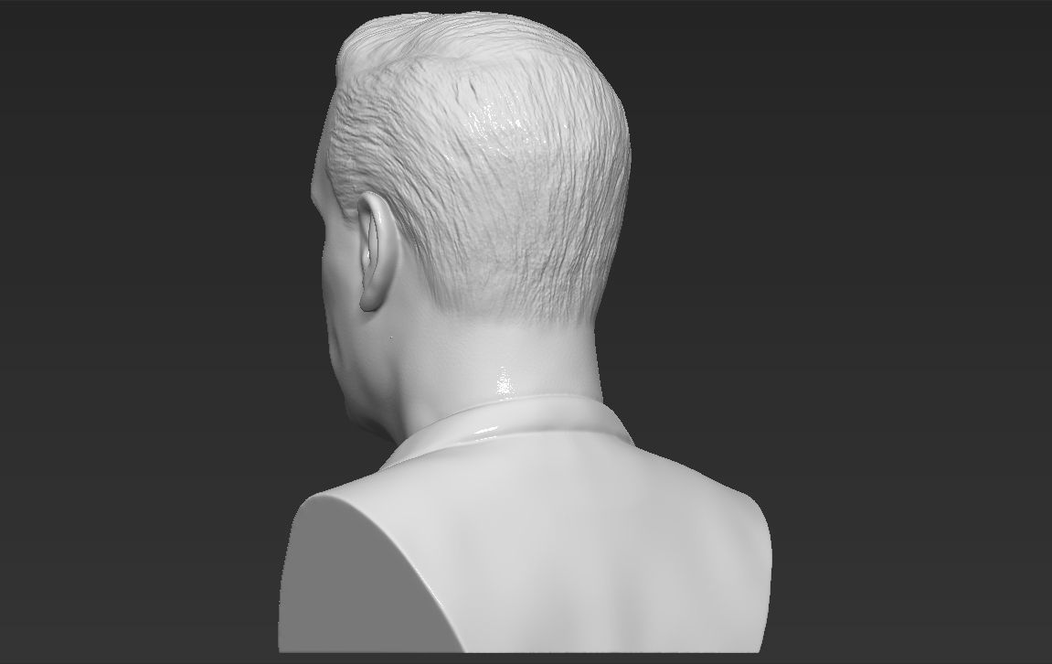 Don Draper Mad Men bust 3D printing ready stl obj 3D print model_5