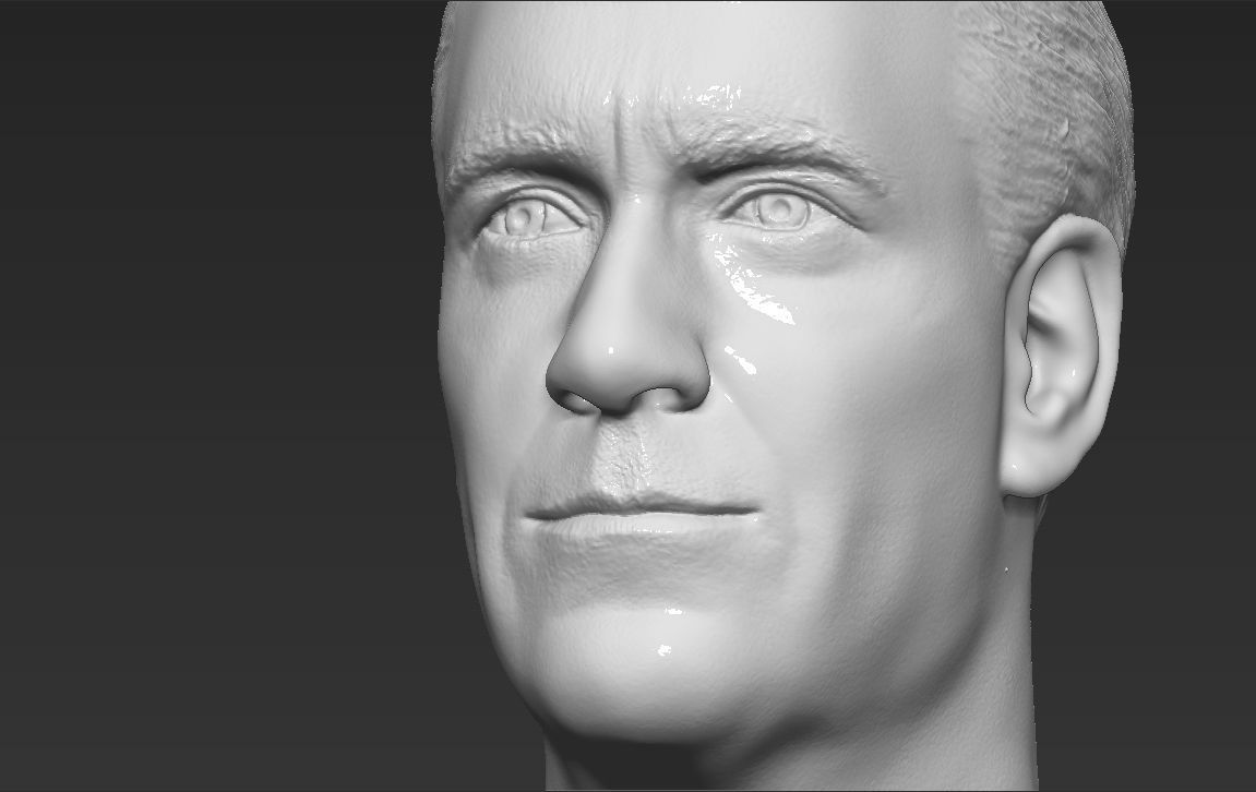 Don Draper Mad Men bust 3D printing ready stl obj 3D print model_20