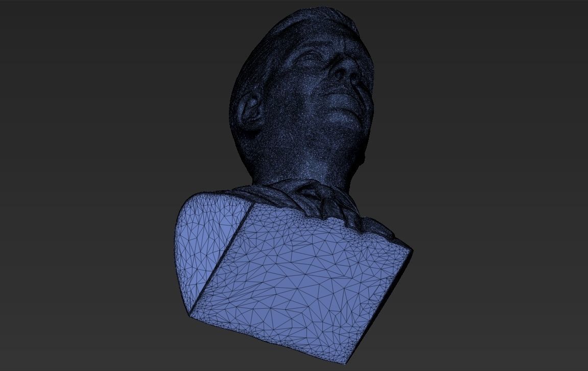 Don Draper Mad Men bust 3D printing ready stl obj 3D print model_29