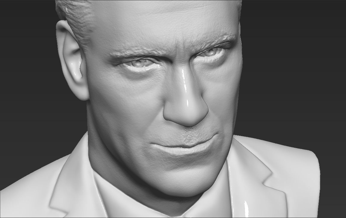 Don Draper Mad Men bust 3D printing ready stl obj 3D print model_18