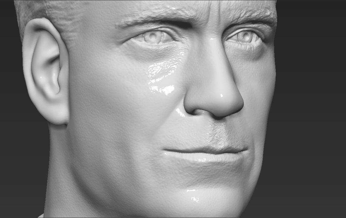 Don Draper Mad Men bust 3D printing ready stl obj 3D print model_16