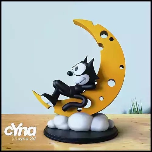 Felix the Cat -  3D print model