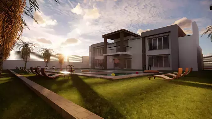3D Modern Villa