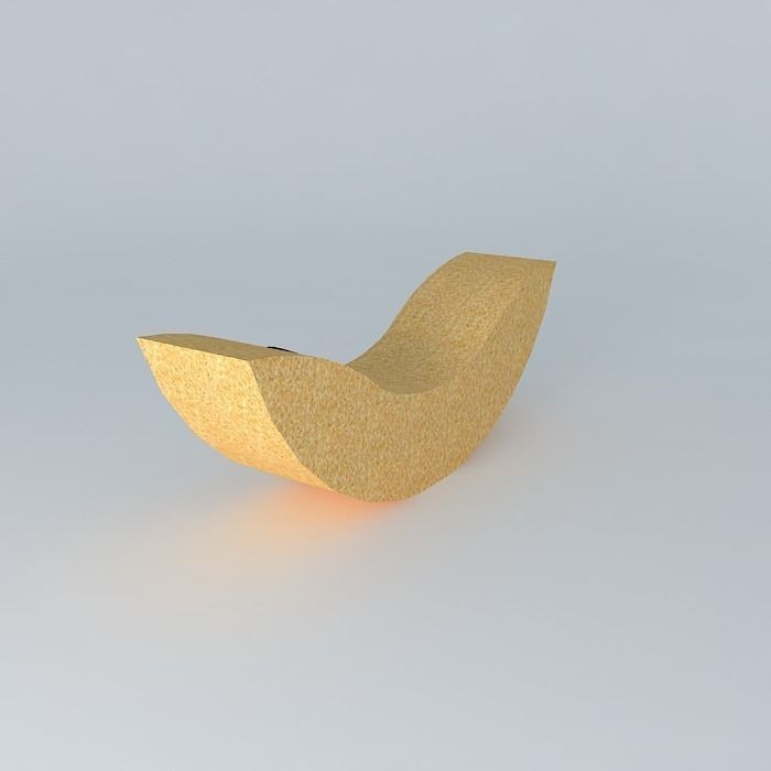 Banana Rocking Chair 3d Model Cgtrader Banana Rocking Chair 3d Model Max Obj 3ds Fbx Stl Skp 3