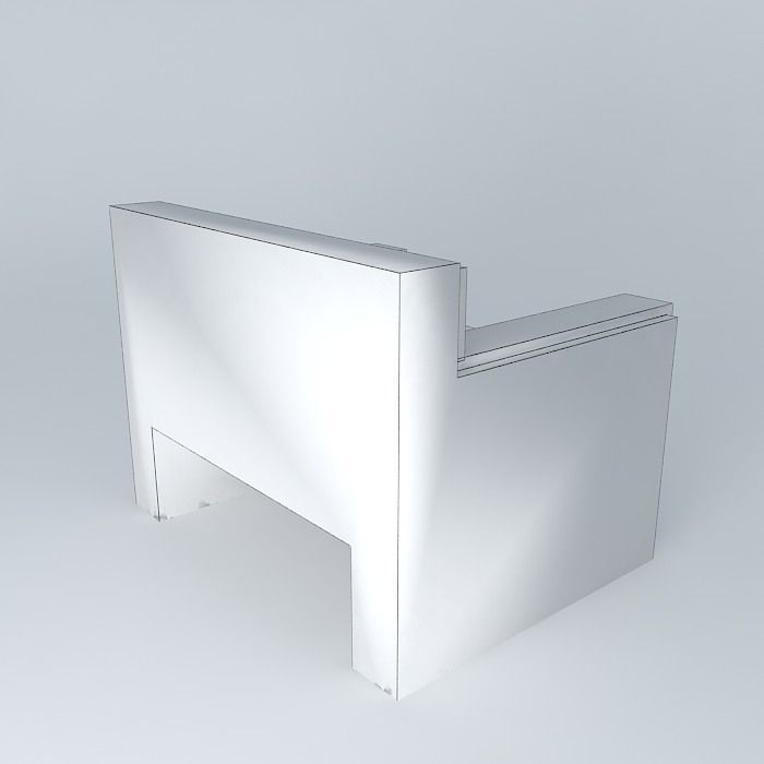 office sofa  3D model_3