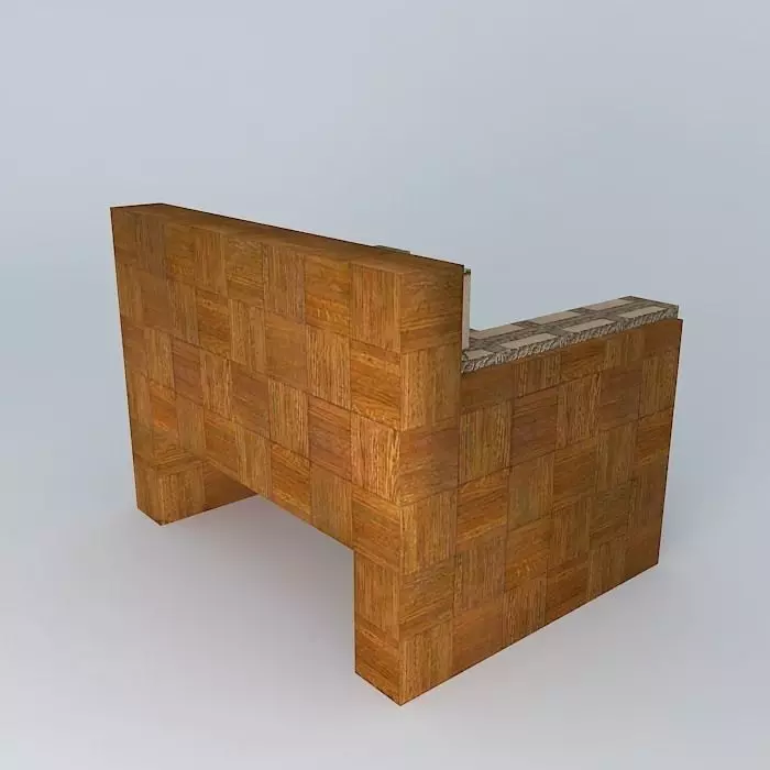 office sofa  3D model_0