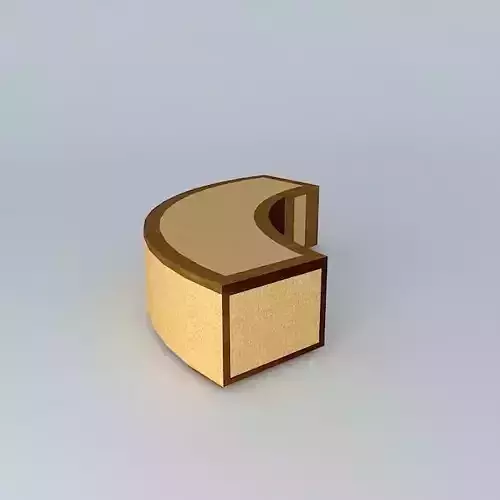 Reception Counter 3D model