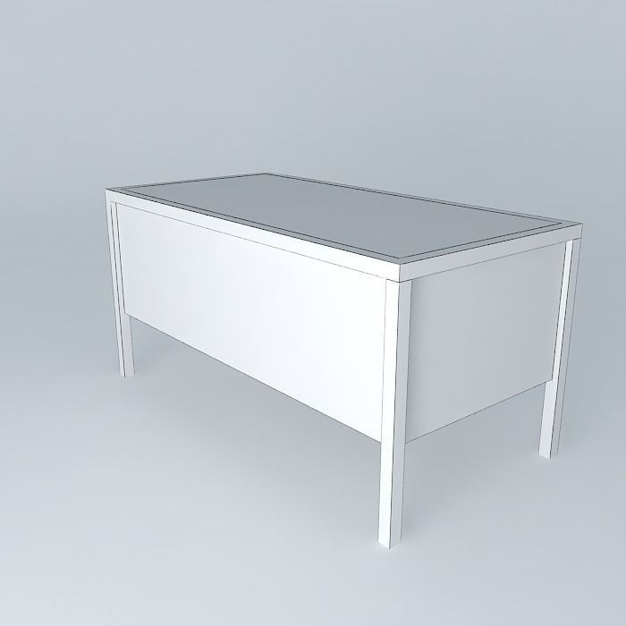 Office table 3D model_3