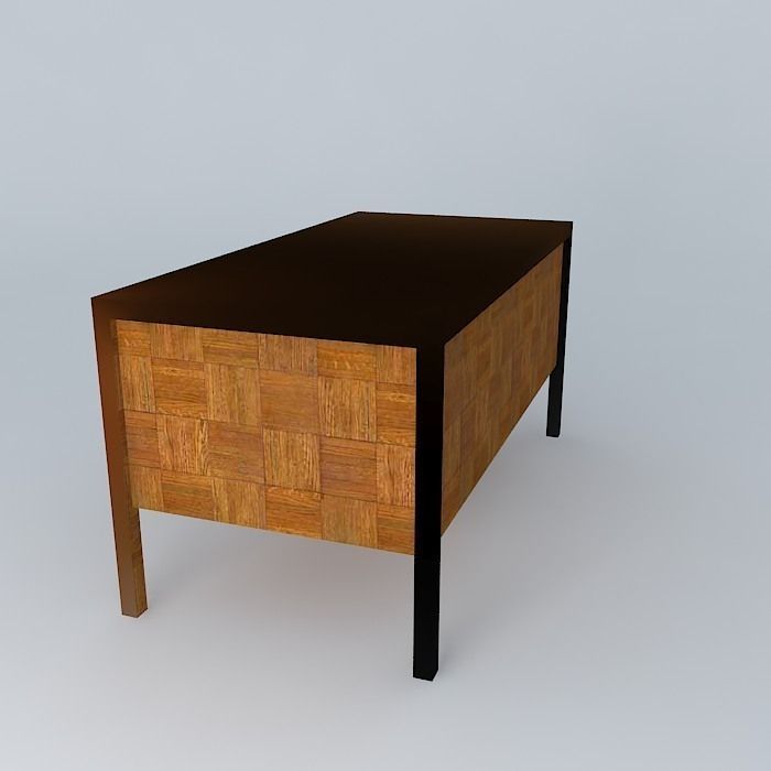 Office table 3D model_1