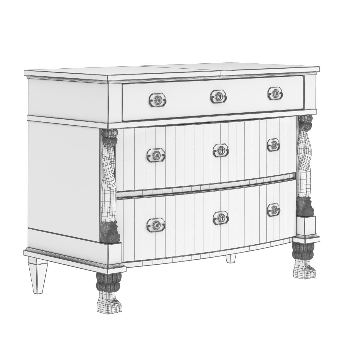 Cabinet 07 3D model_4
