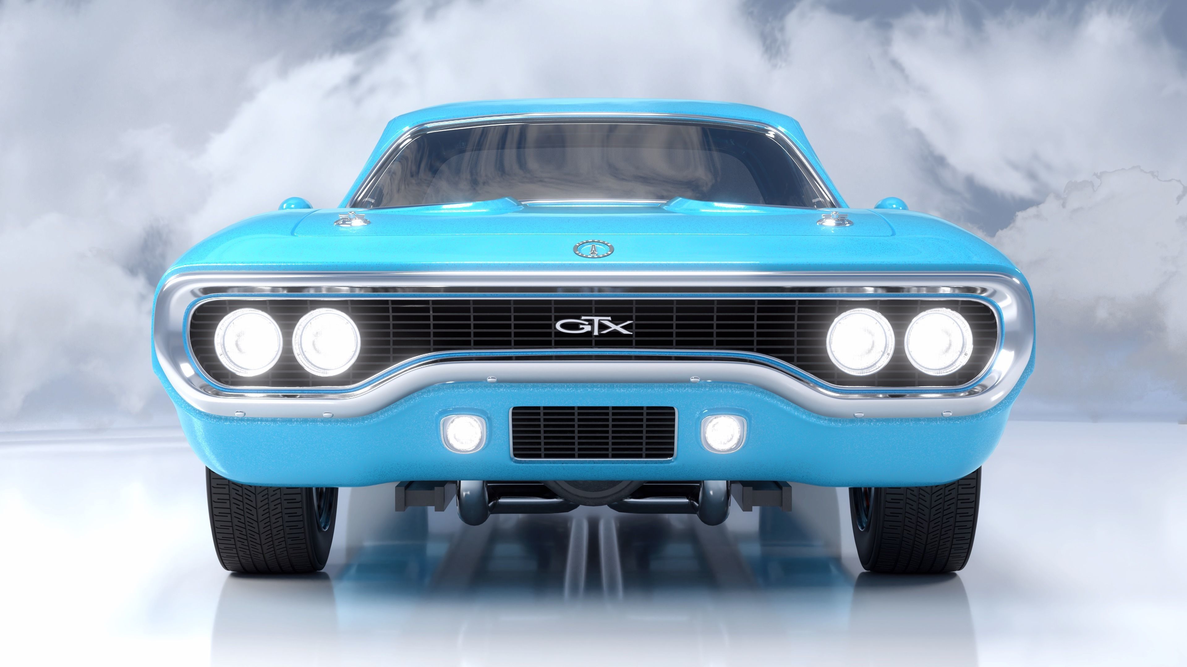 Plymouth GTX - 1971 3D model_2
