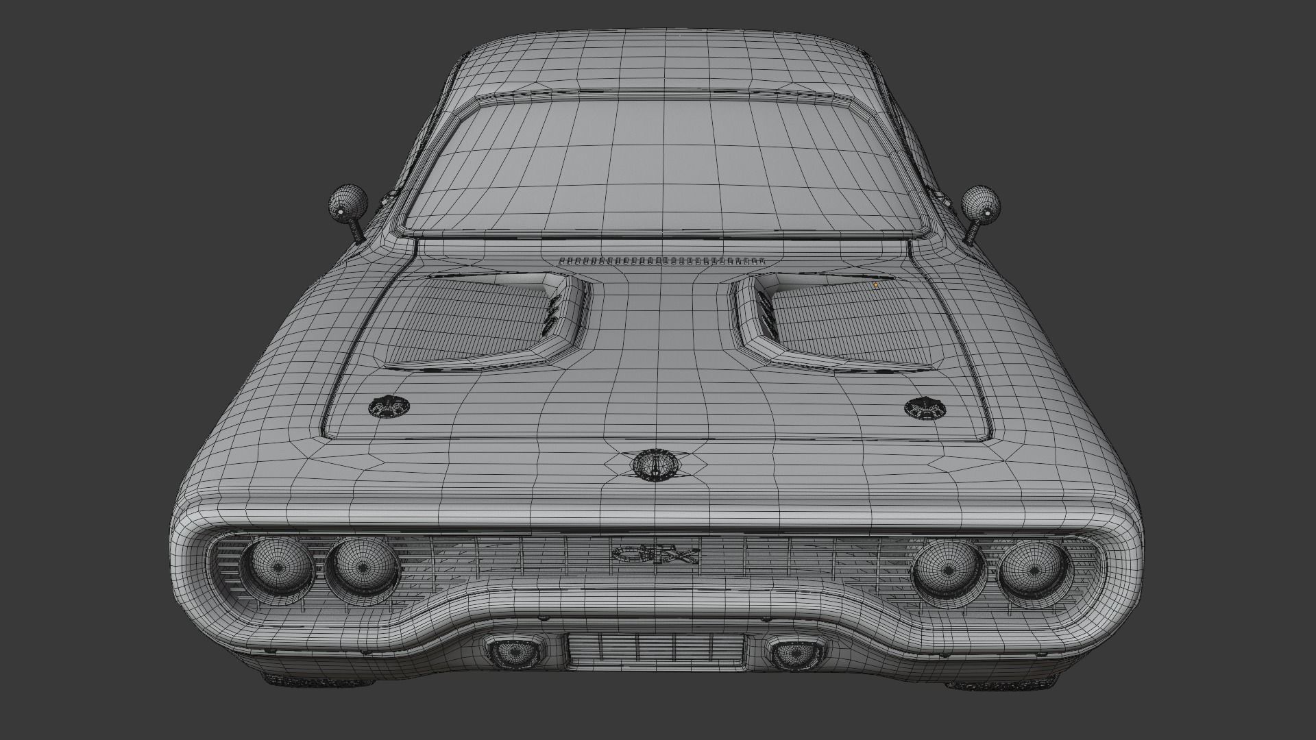 Plymouth GTX - 1971 3D model_18