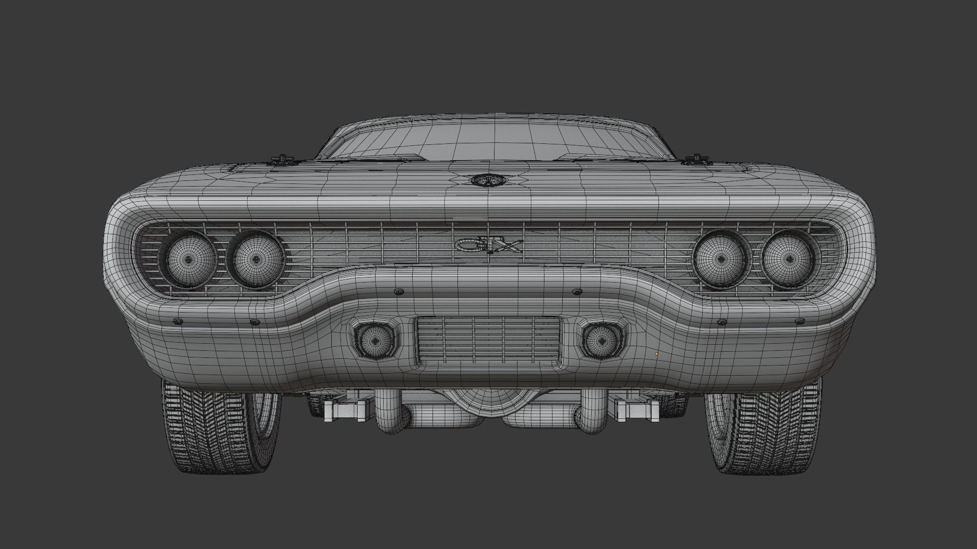 Plymouth GTX - 1971 3D model_19