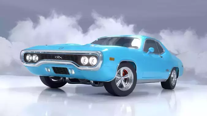 Plymouth GTX - 1971 3D model