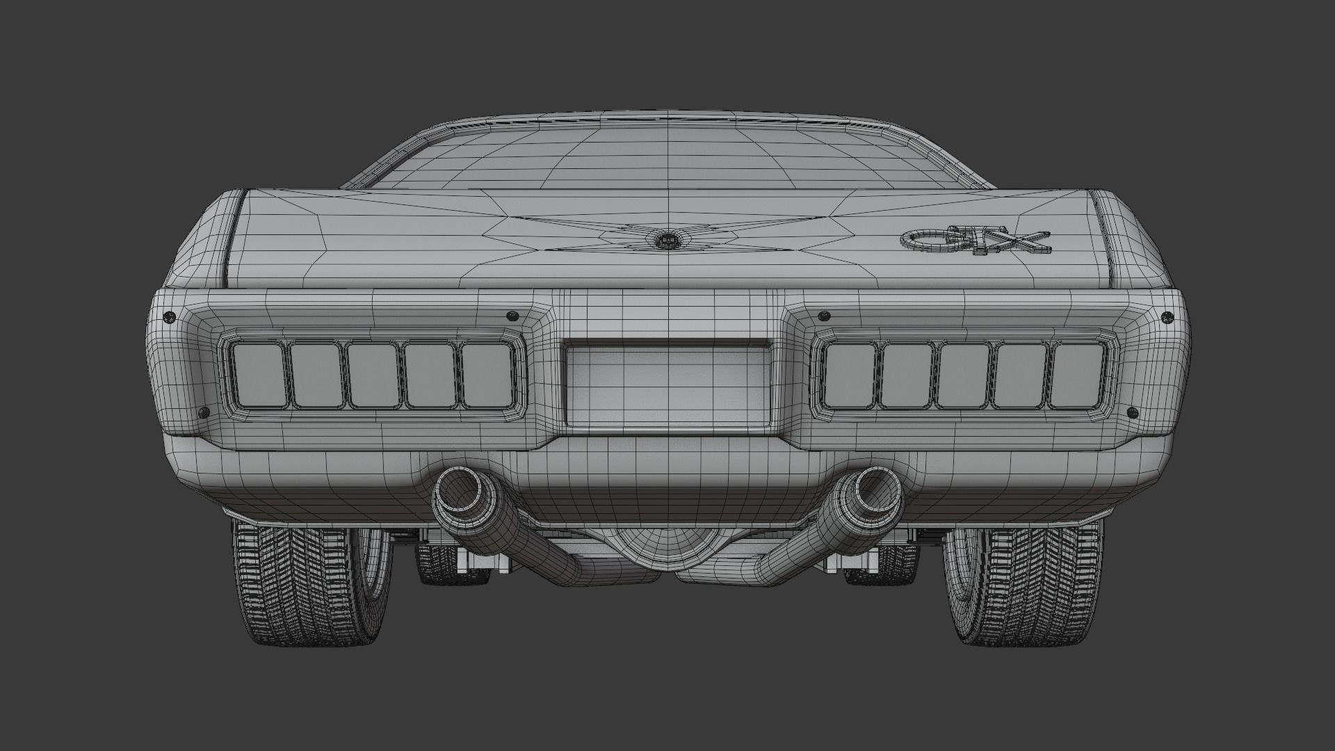 Plymouth GTX - 1971 3D model_21