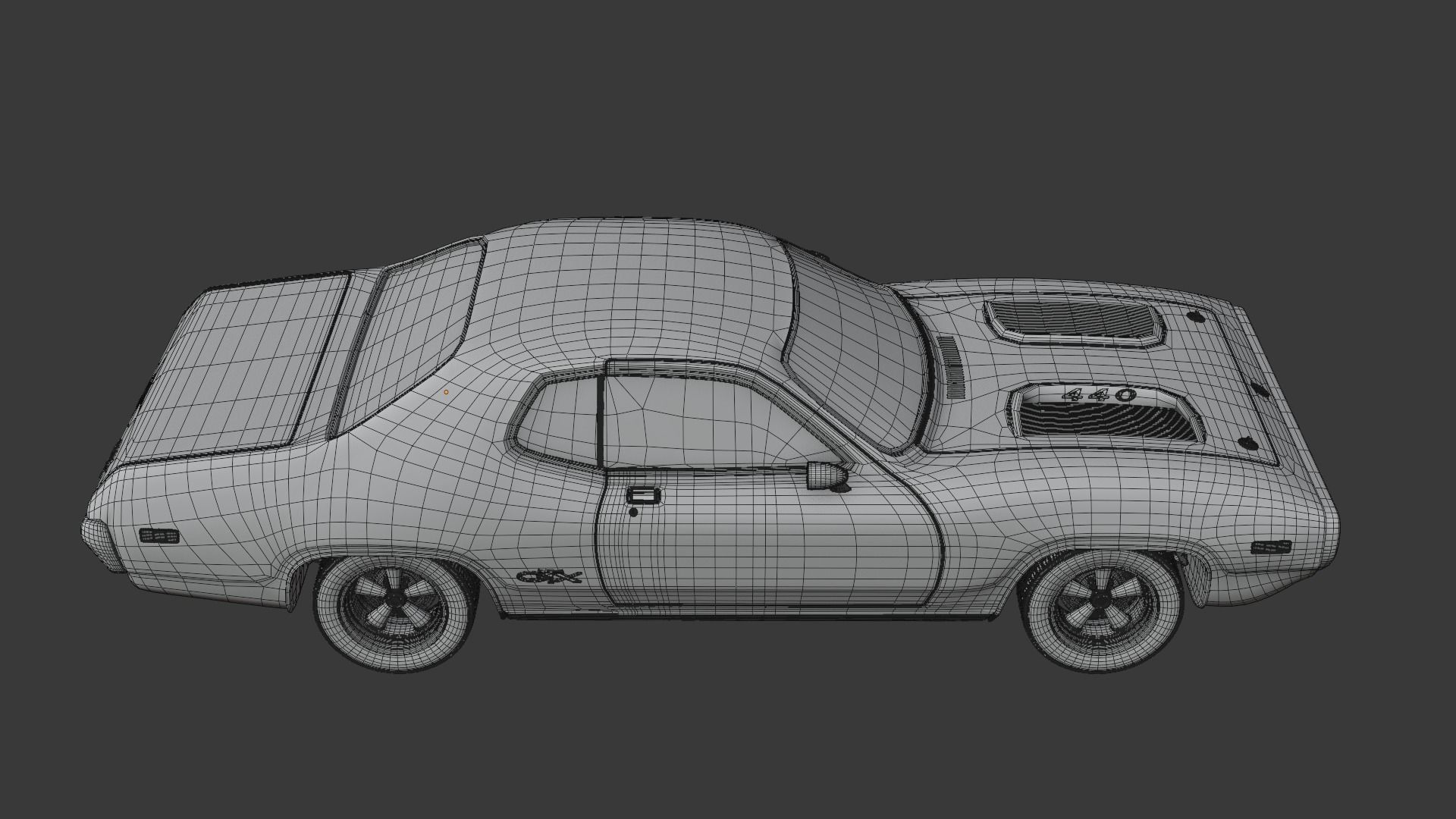 Plymouth GTX - 1971 3D model_13