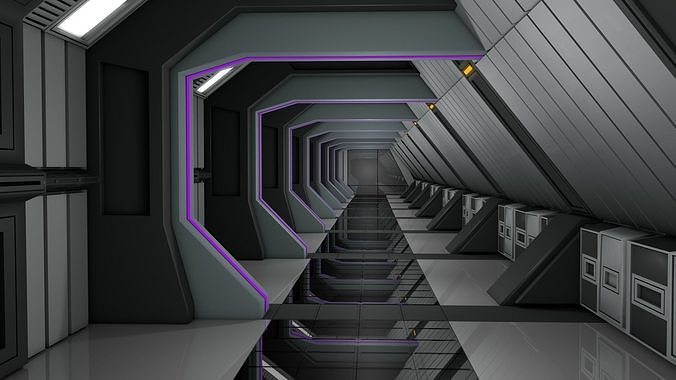 Sci Fi Corridor  3D model