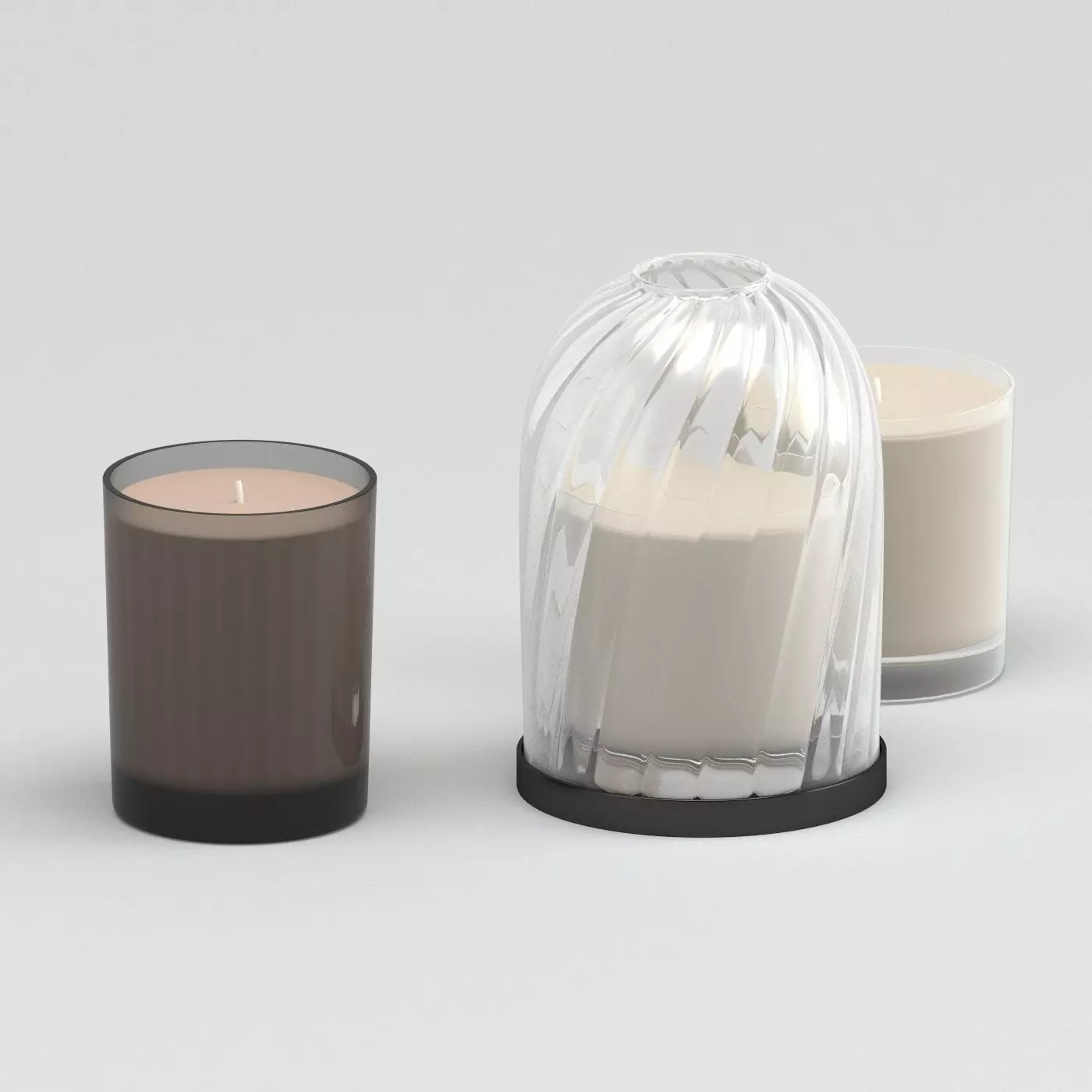Candles 01 3D model_0