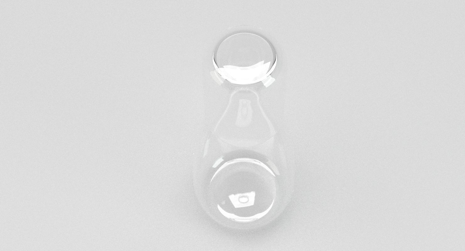 Carafe with glass 3D model_1