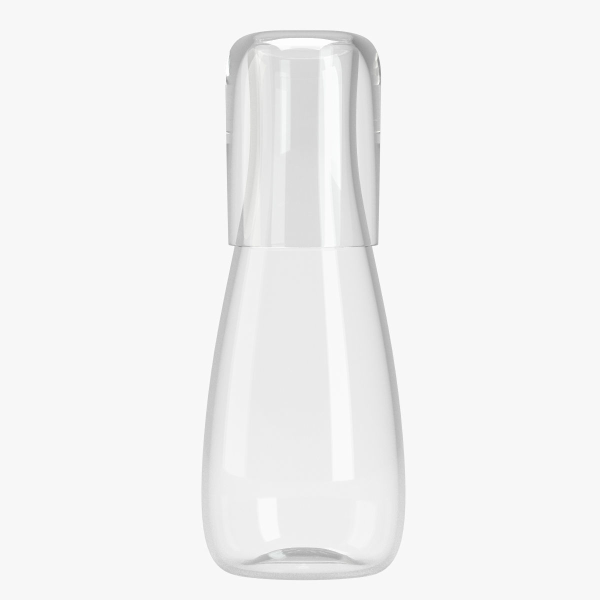 Carafe with glass 3D model_2