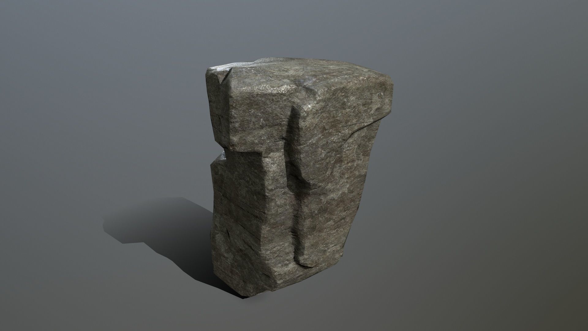 Rock Set Low-poly 3D model_12