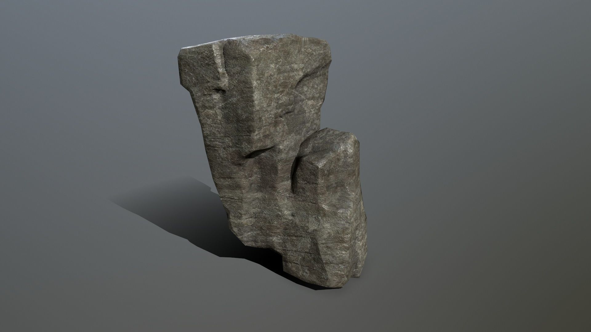 Rock Set Low-poly 3D model_13