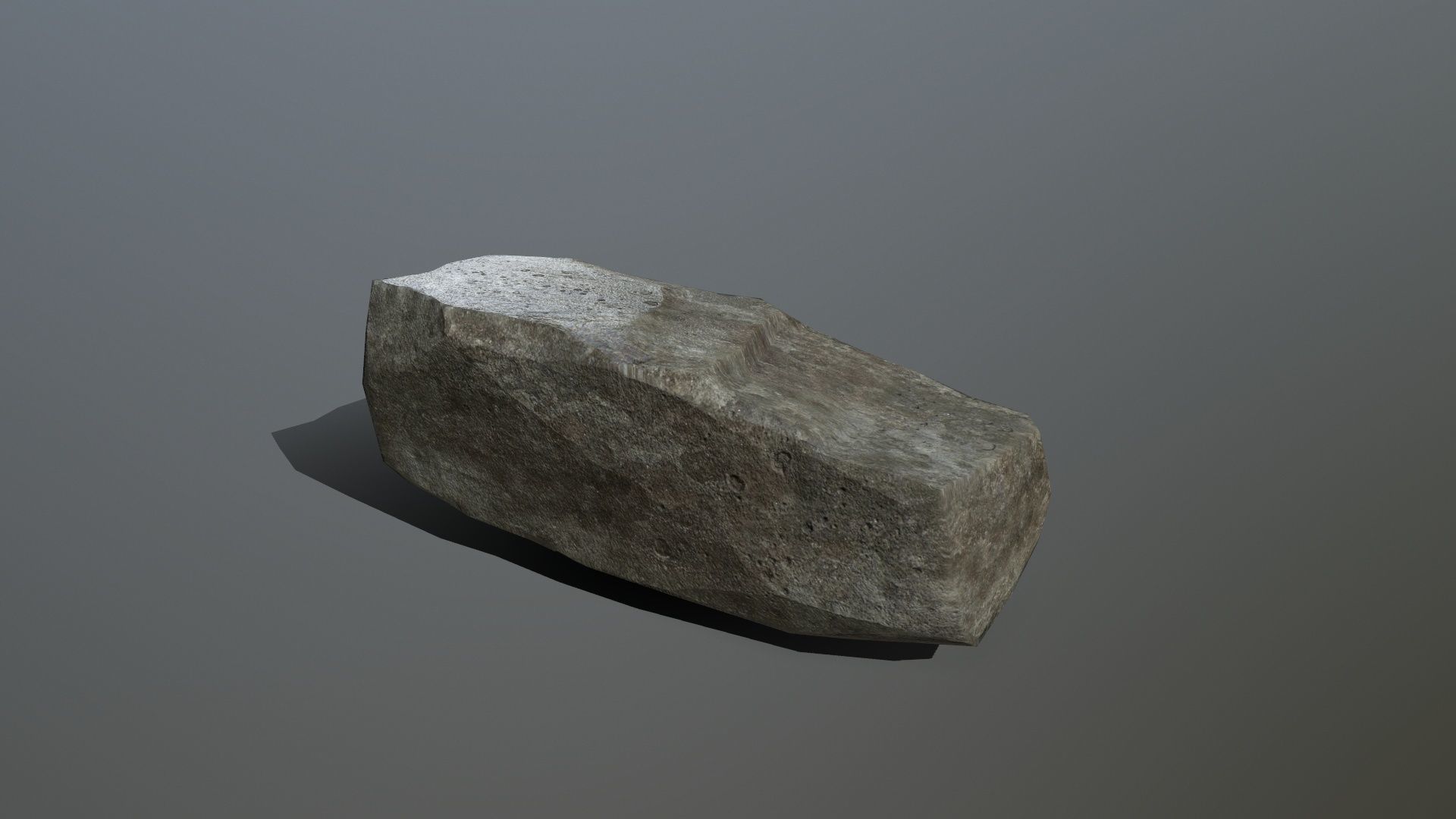 Rock Set Low-poly 3D model_3