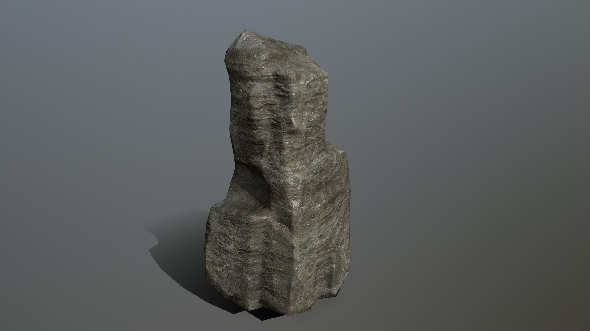 Rock Set Low-poly 3D model_8