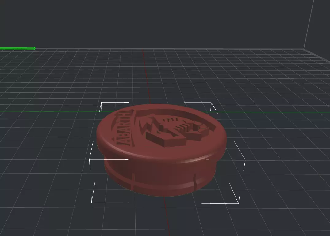 abarth wheel cups 3D print model_0
