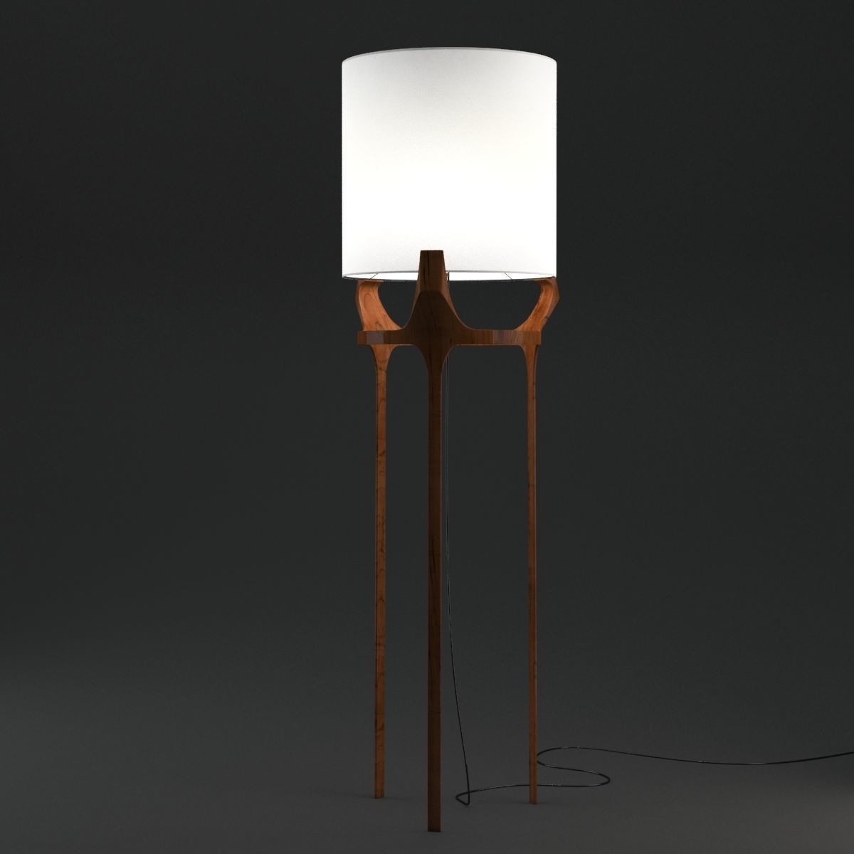 Caste Flint Lamp PRO 3D model_4