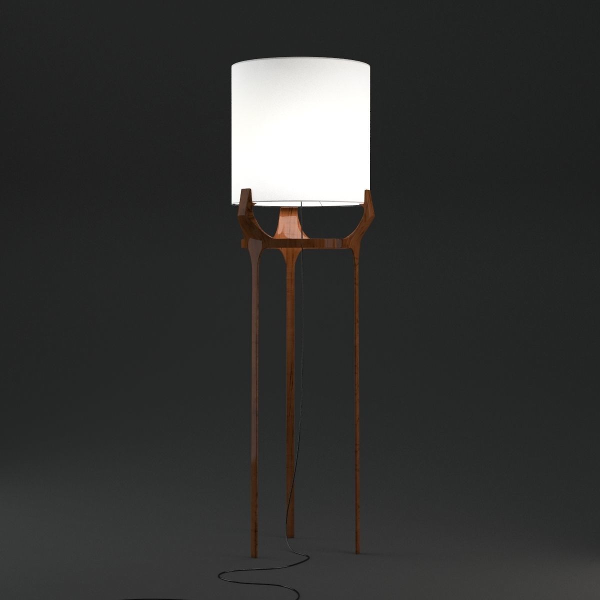 Caste Flint Lamp PRO 3D model_2
