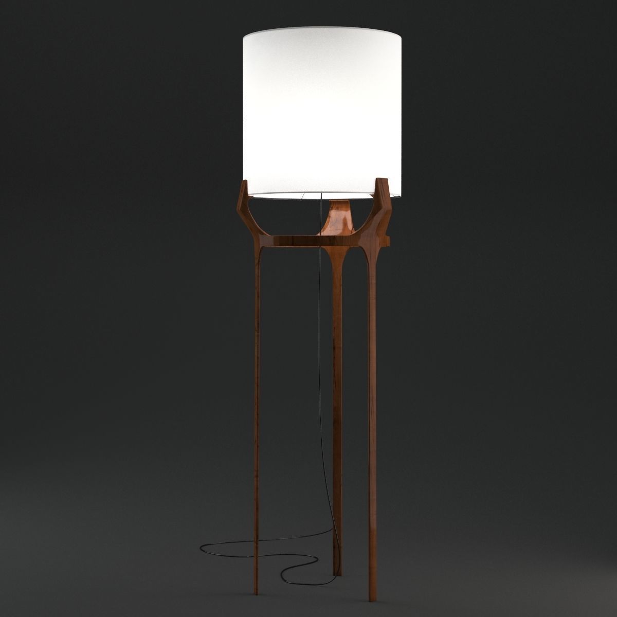Caste Flint Lamp PRO 3D model_5
