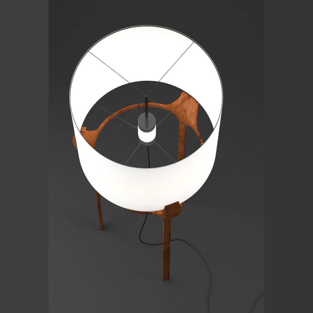 Caste Flint Lamp PRO 3D model_8