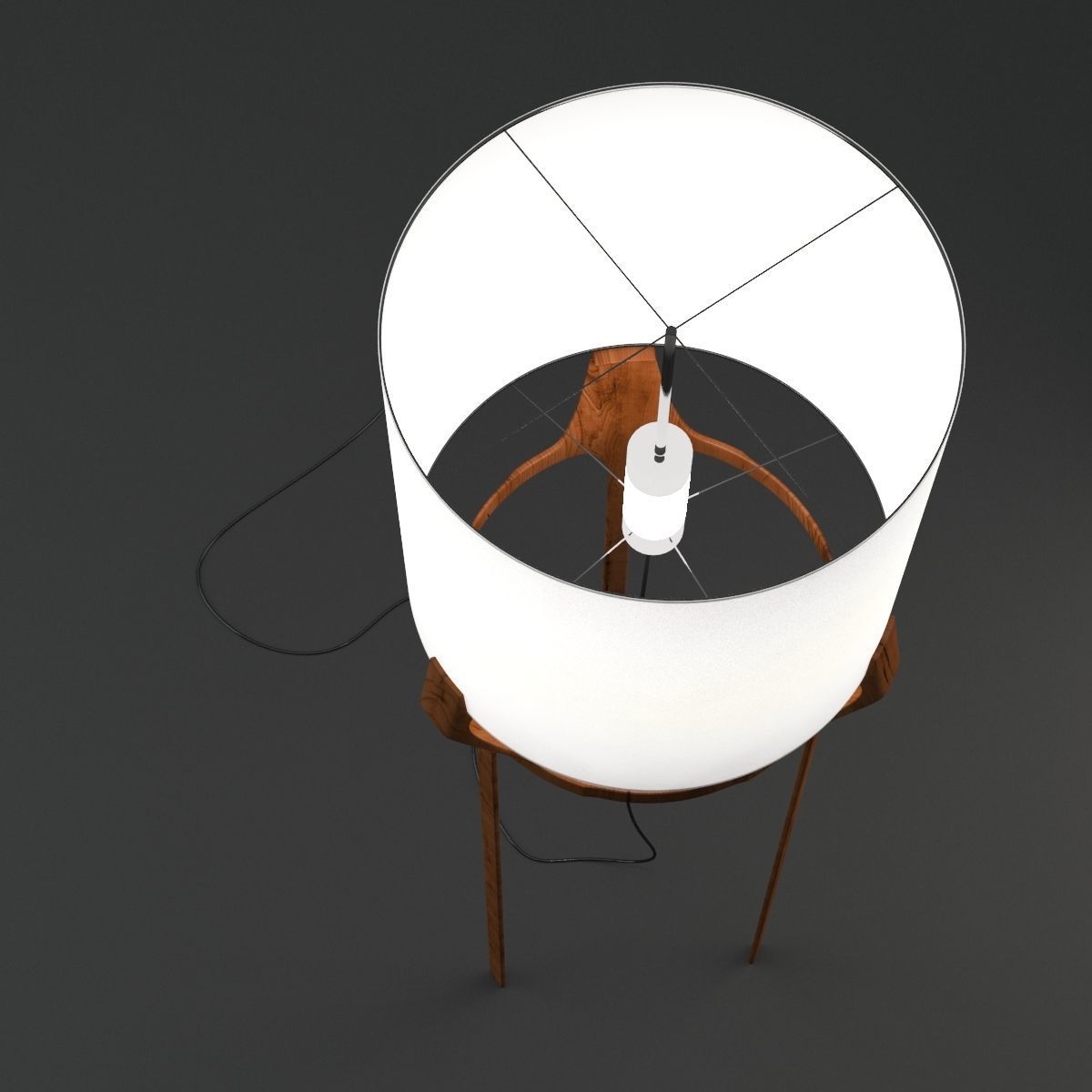 Caste Flint Lamp PRO 3D model_6