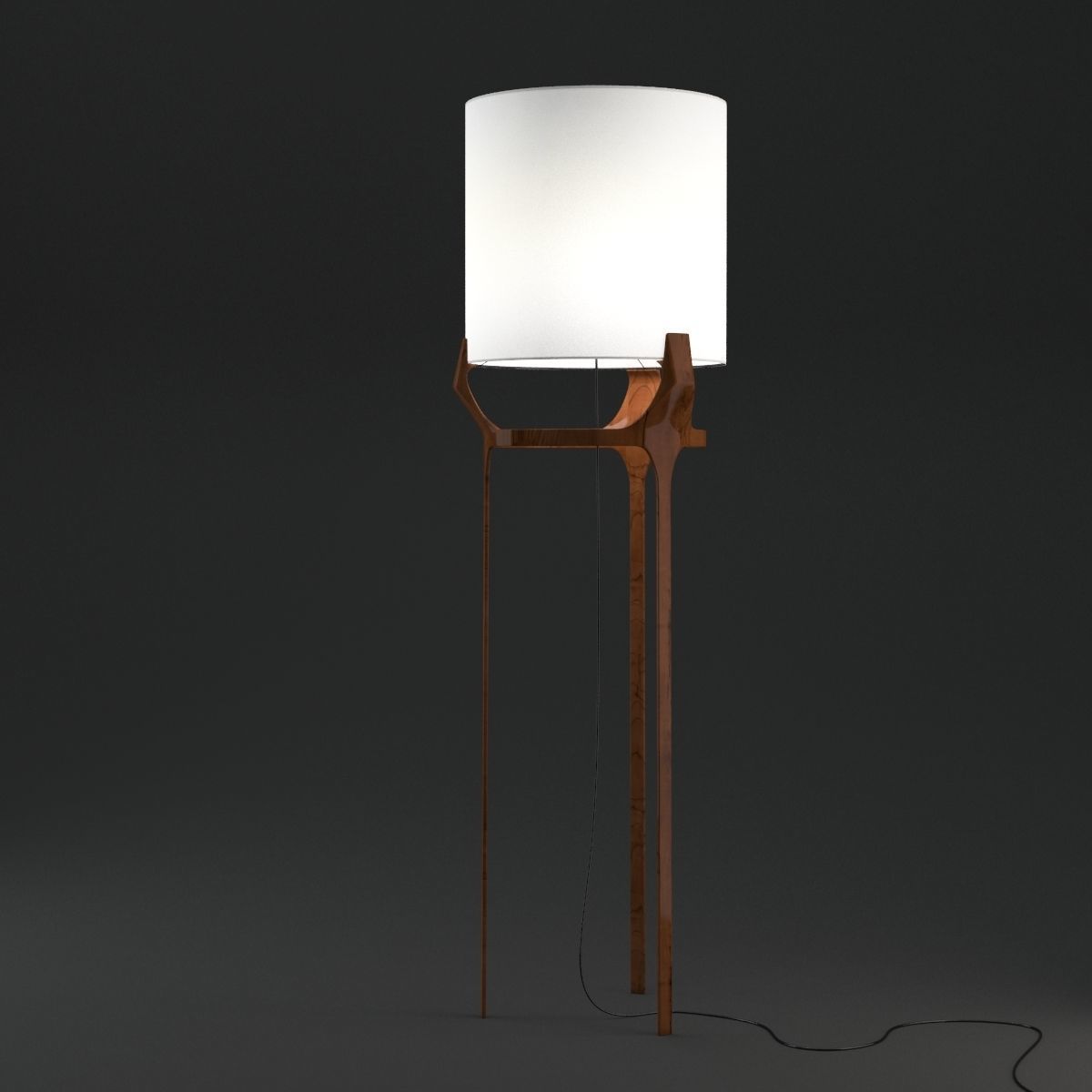 Caste Flint Lamp PRO 3D model_3