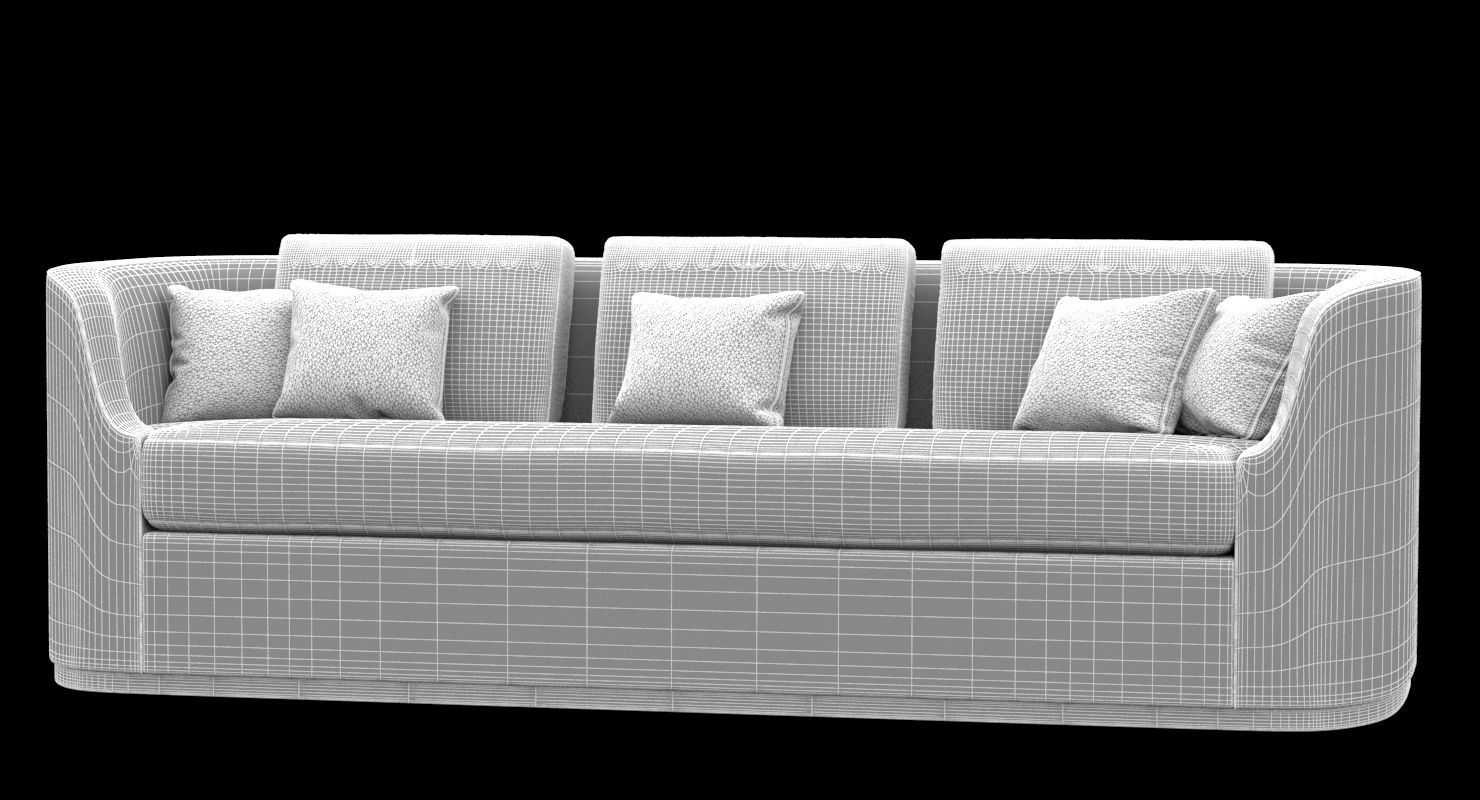 Chai Ming Studios Laurent Sofa 3D model_5