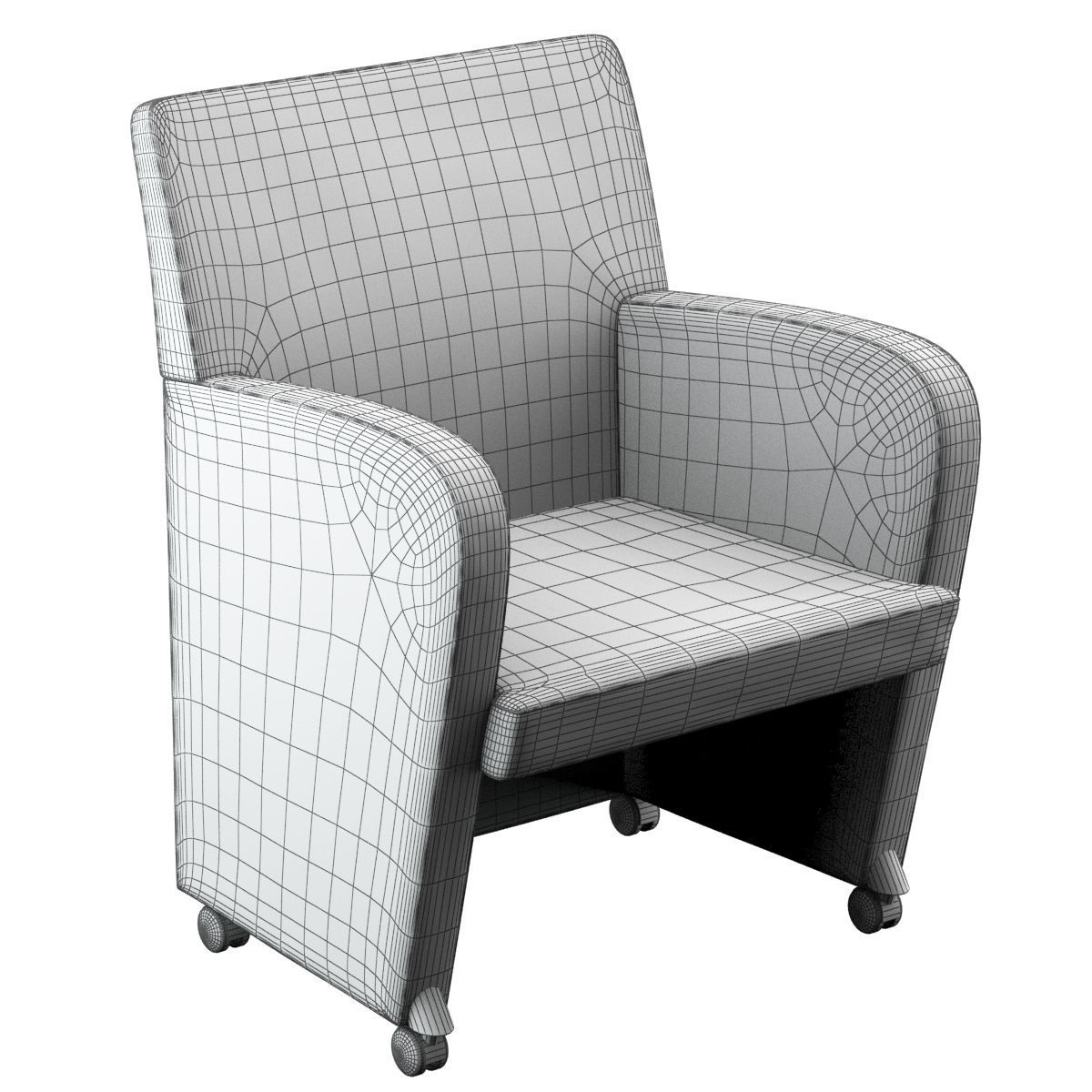 Chair 01 3D model_4