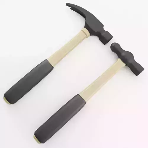 Ball Peen and Claw Hammer