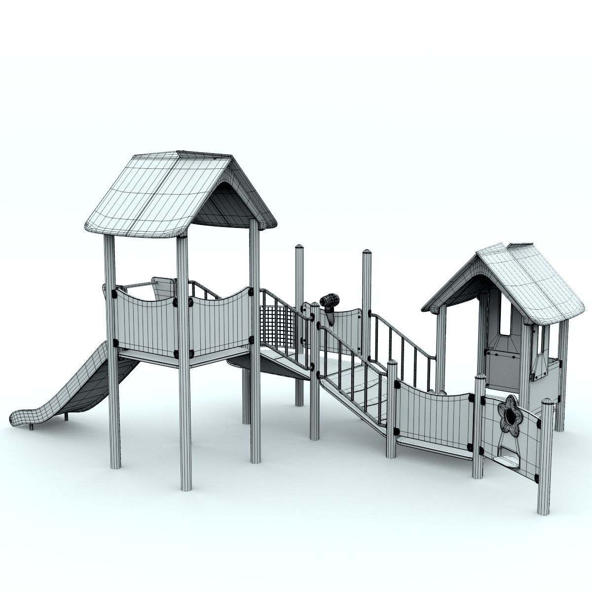 Climbing Castle 3D model_7