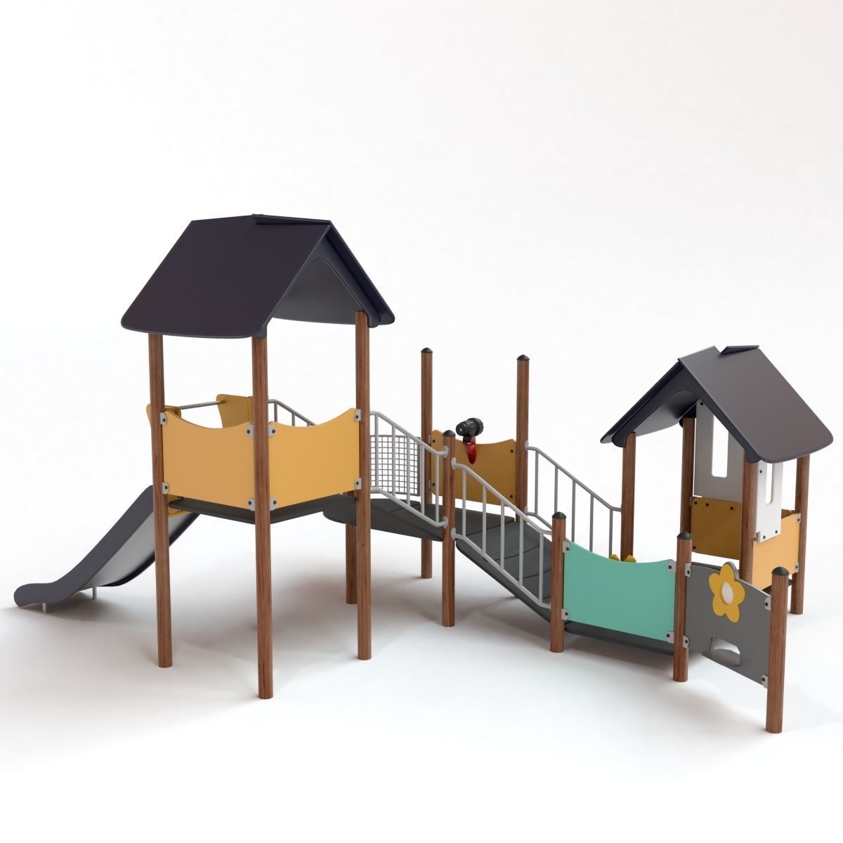 Climbing Castle 3D model_6