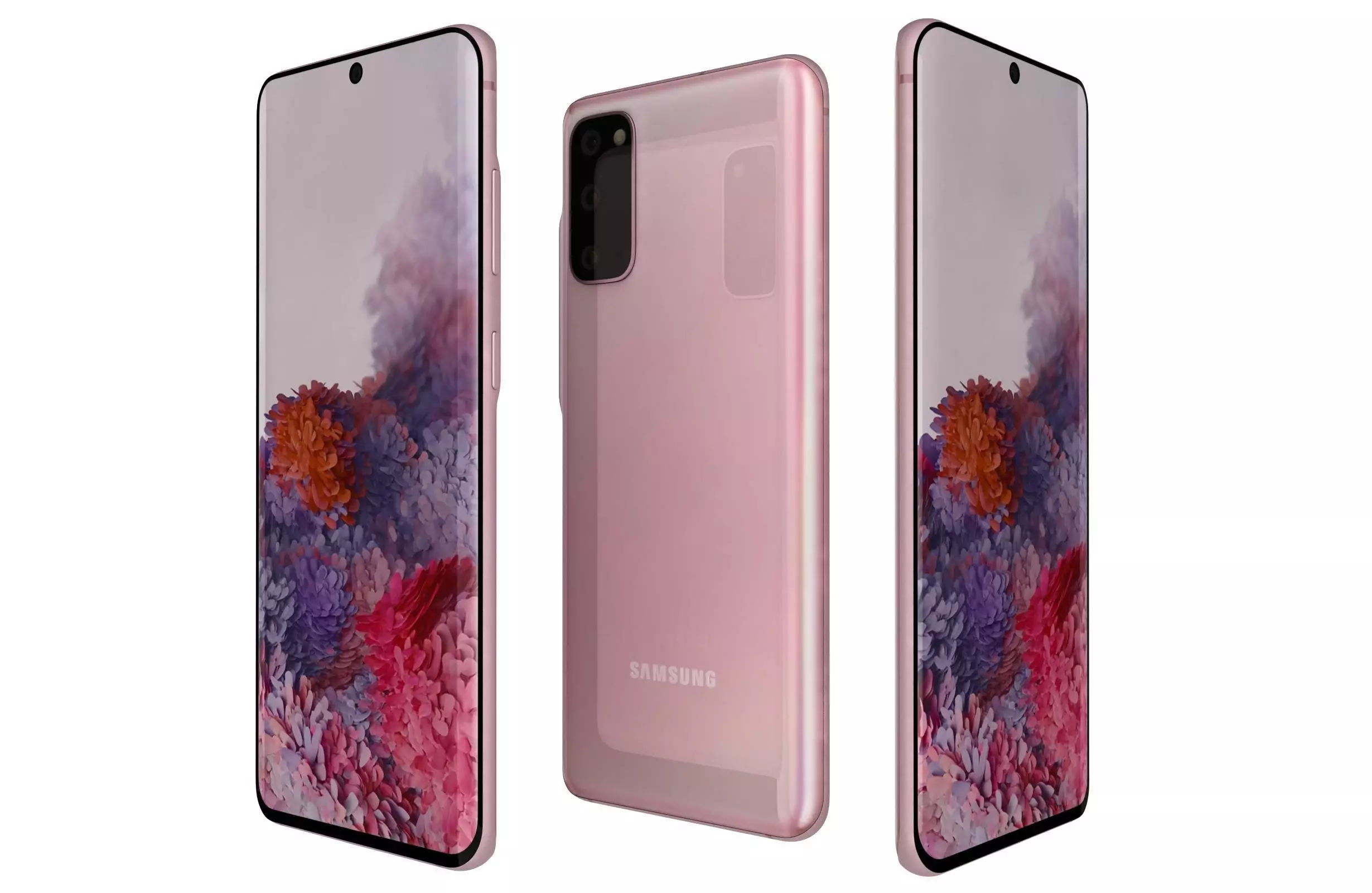 Samsung Galaxy S20 5G Cloud Pink 3D model