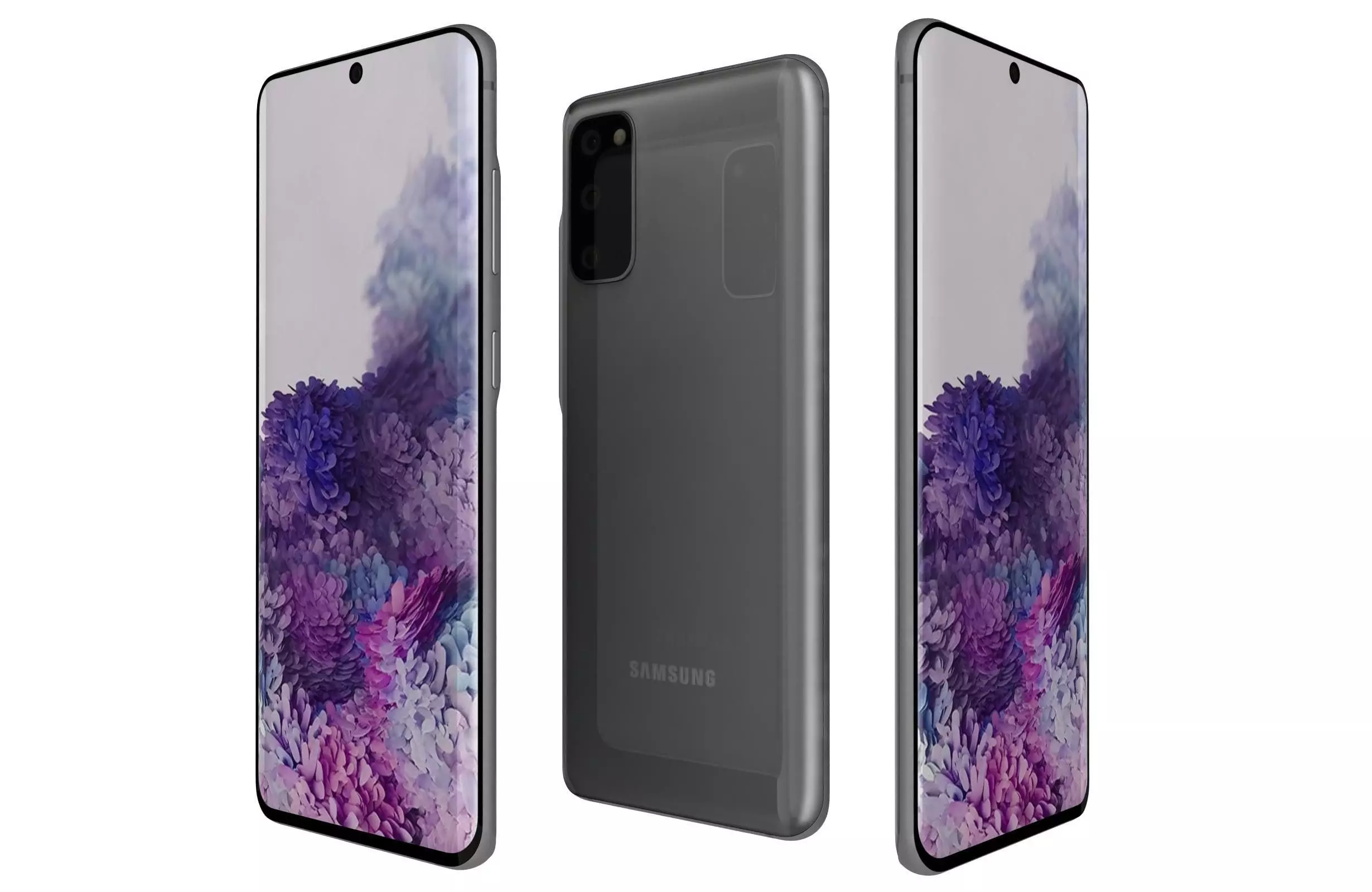 Samsung Galaxy S20 5G Cosmic Grey 3D model
