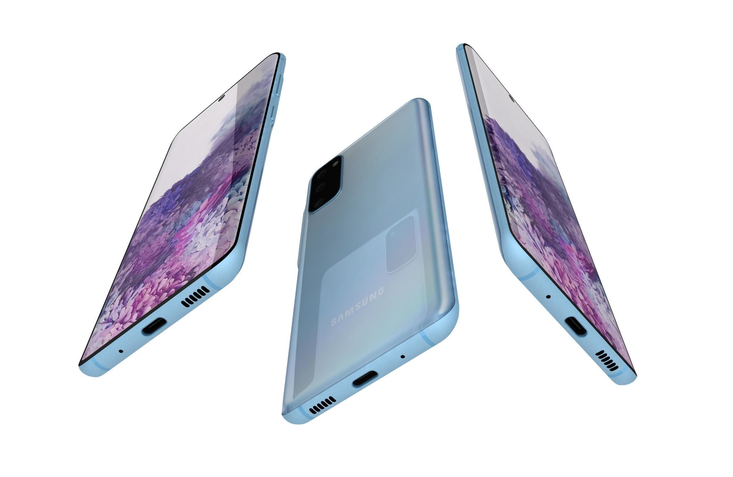 Samsung Galaxy S20 5G All Colors 3D model_13