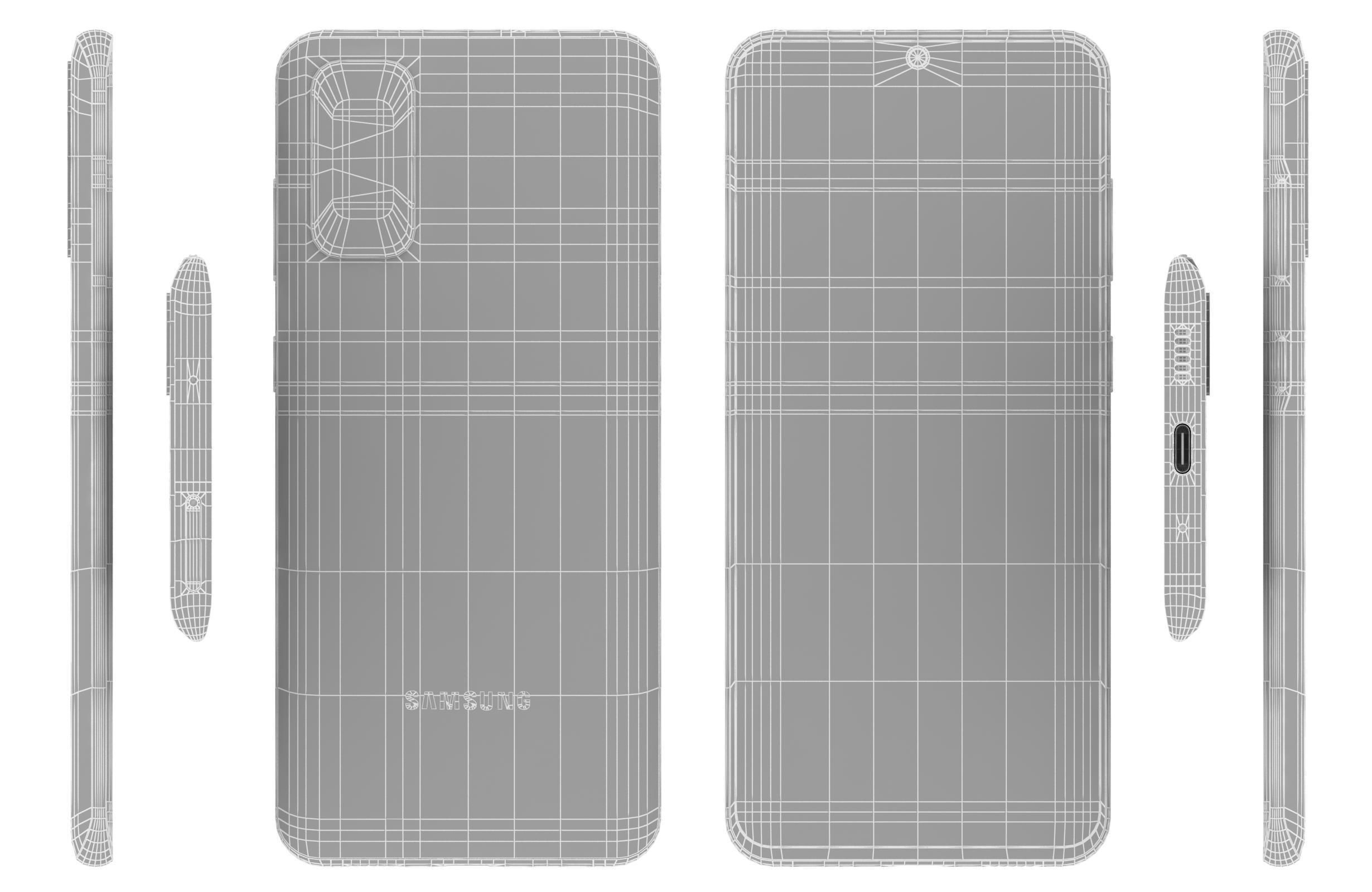 Samsung Galaxy S20 5G All Colors 3D model_17