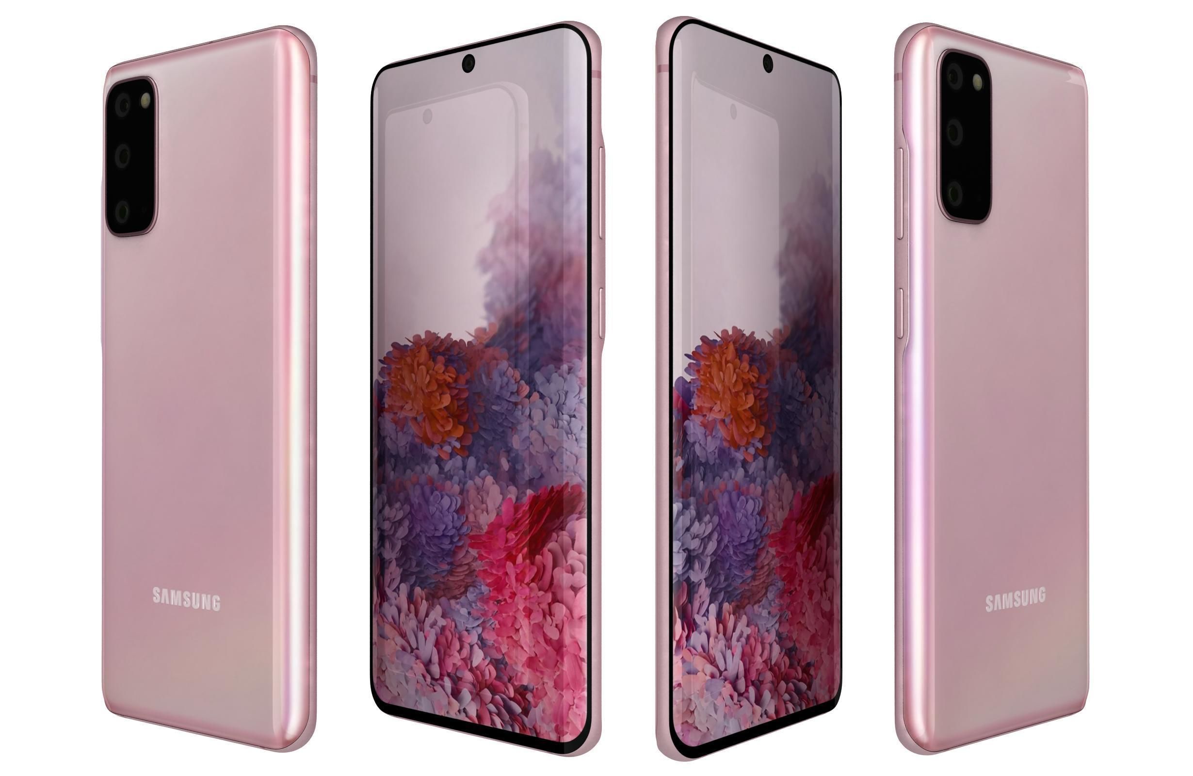 Samsung Galaxy S20 5G All Colors 3D model_4