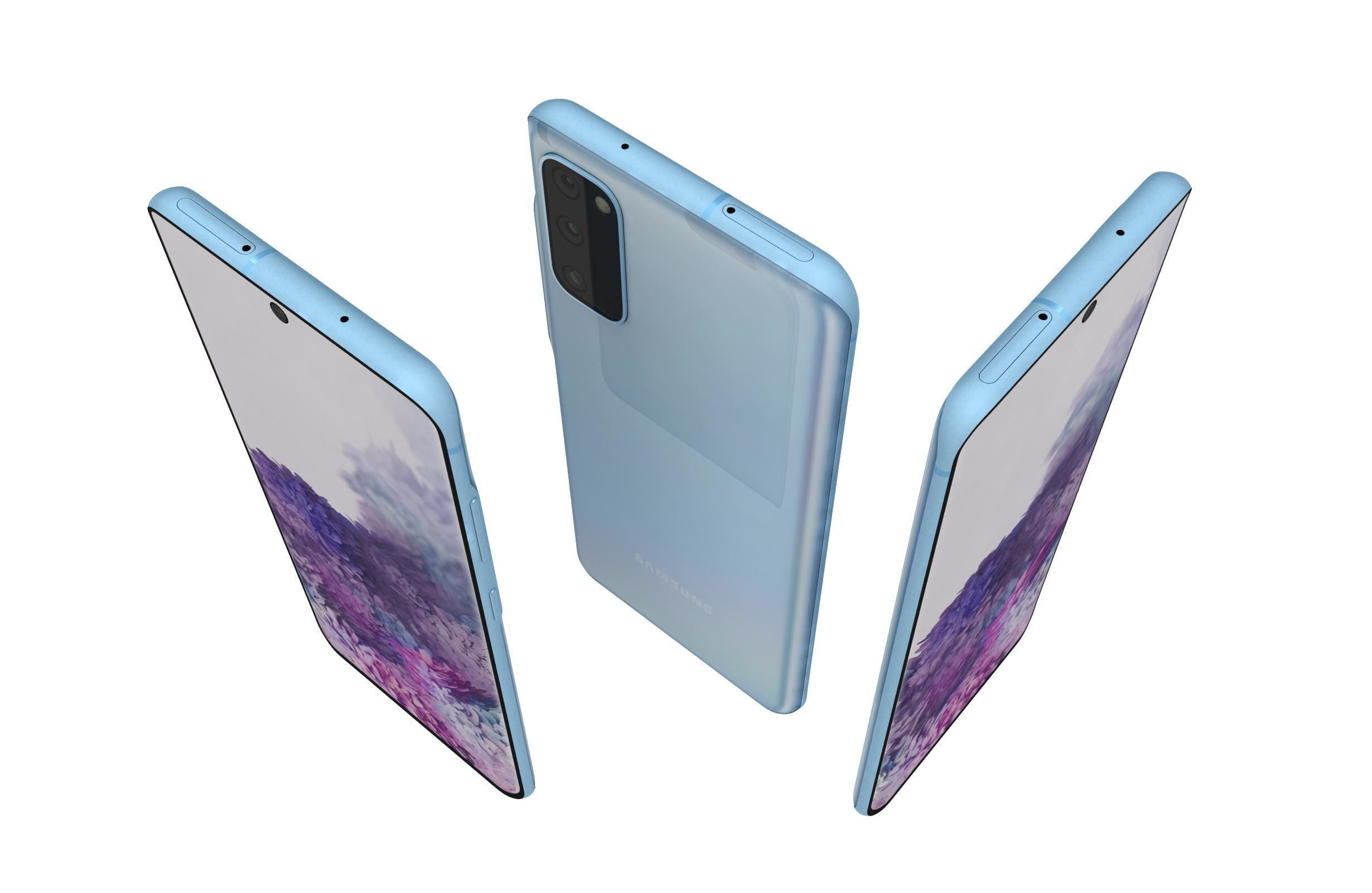 Samsung Galaxy S20 5G All Colors 3D model_11