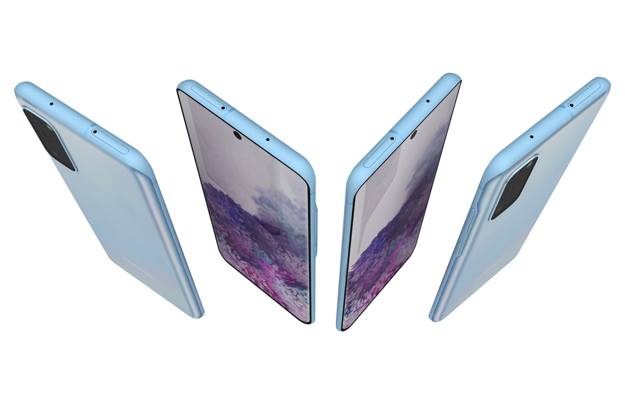 Samsung Galaxy S20 5G All Colors 3D model_7